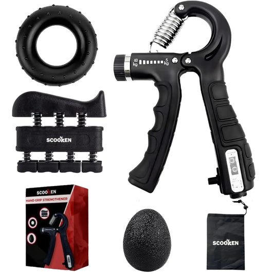 4-Pack Grip Strength Trainer Kit